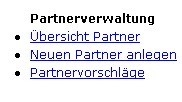 Partnerverwaltung